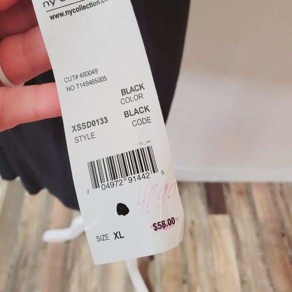 NWT NY Collection Dress w/Belt 8323 - Picture 6 of 12